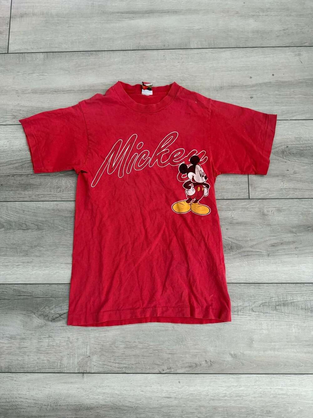 Youth 90s Vintage Mickey's Stuff For Kids Walt Disney Co. Red T-Shirt